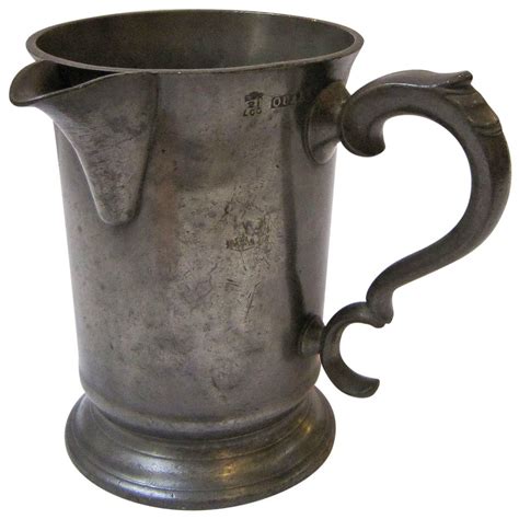 dating antique pewter